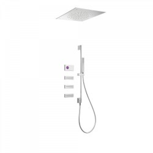 Kit de douche thermostatique électronique et encastré SHOWER TECHNOLOGY avec contrôle électronique…
