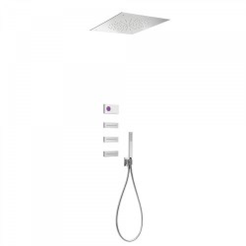 Kit de douche thermostatique électronique et encastré SHOWER TECHNOLOGY avec contrôle électronique…