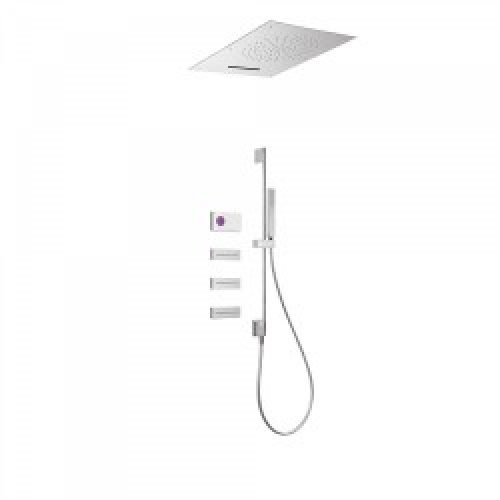 Kit de douche thermostatique électronique et encastré SHOWER TECHNOLOGY avec contrôle électronique…