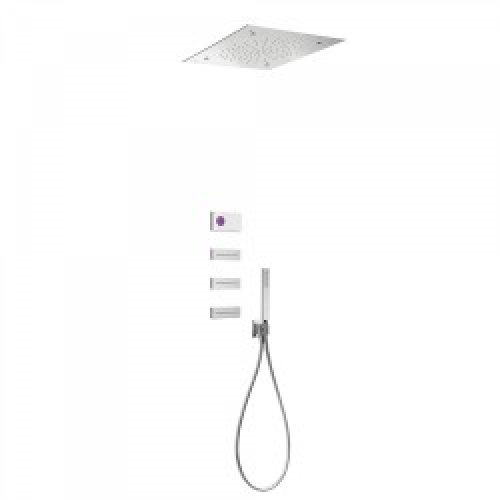 Kit de douche thermostatique électronique et encastré SHOWER TECHNOLOGY avec contrôle électronique…