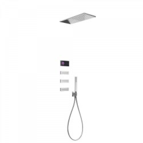 Kit de douche thermostatique électronique et encastré SHOWER TECHNOLOGY avec contrôle électronique…