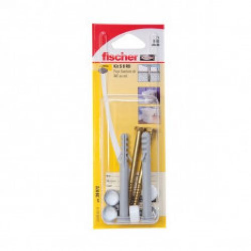Kit de fixation pour WC au sol 8x80mm