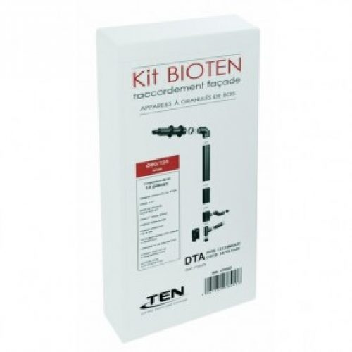 Kit de raccordement façade étanche – diamètre 80/125 – Bioten