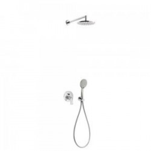 Kit douche à encastrer avec fermeture et réglage du débit – TRES 06917501