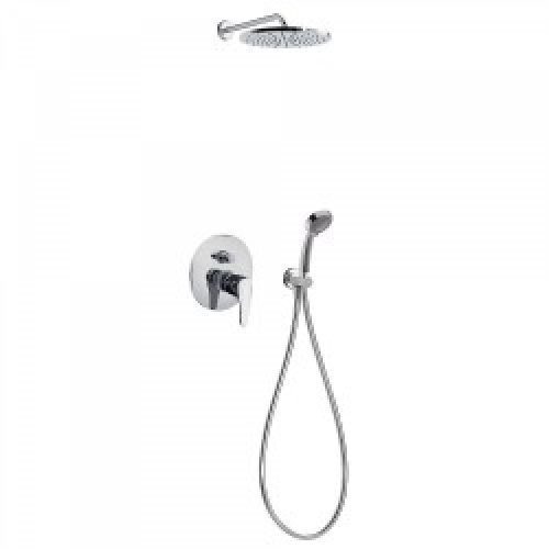 Kit douche à encastrer avec fermeture et réglage du débit – TRES 07099002