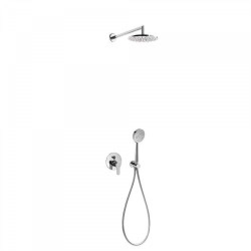 Kit douche à encastrer avec fermeture et réglage du débit – TRES 117175