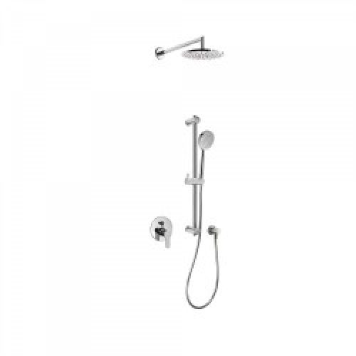 Kit douche à encastrer avec fermeture et réglage du débit – TRES 117980