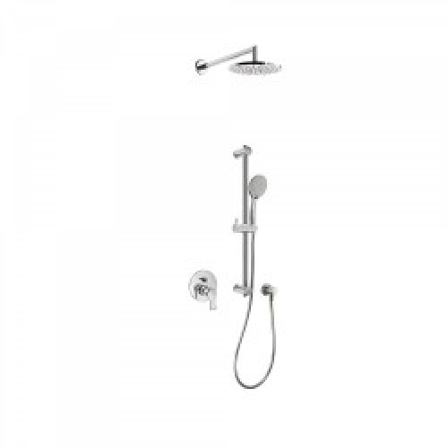 Kit douche à encastrer avec fermeture et réglage du débit – TRES 169980