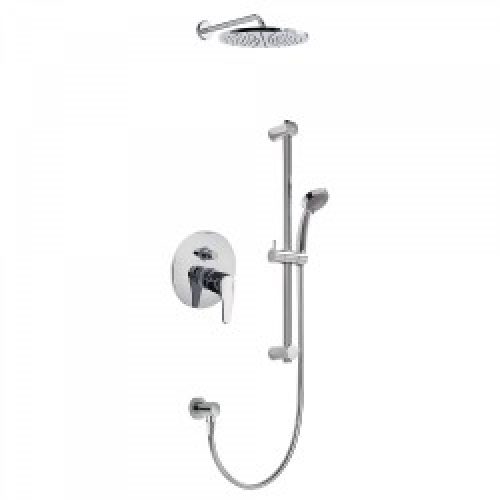 Kit douche à encastrer avec fermeture et réglage du débit – TRES 17098002