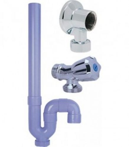 Kit machine a laver composé de 10robinet + 10raccords + 10 siphons