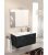 Kit meuble salle de bain ENI serie MAA couleur anthracite brillant largeur 900 mm