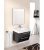 Kit meuble salle de bain ENNA Serie MAB anthracite brillant Largeur 600