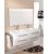 Kit meuble salle de bain ENNA serie MAB Blanc brillant largeur 1200mm