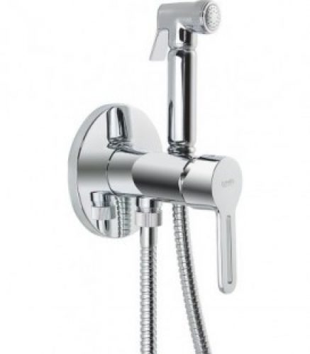 Kit mitigeur douche Hygiène intime, Enzan, avec corps encastré douchette+tuyau de douche