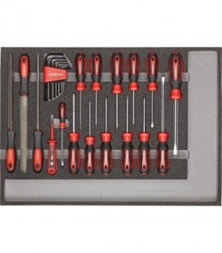 Kit outils CAROLUS tournevis et lime, 570x410mm a 482x345mm