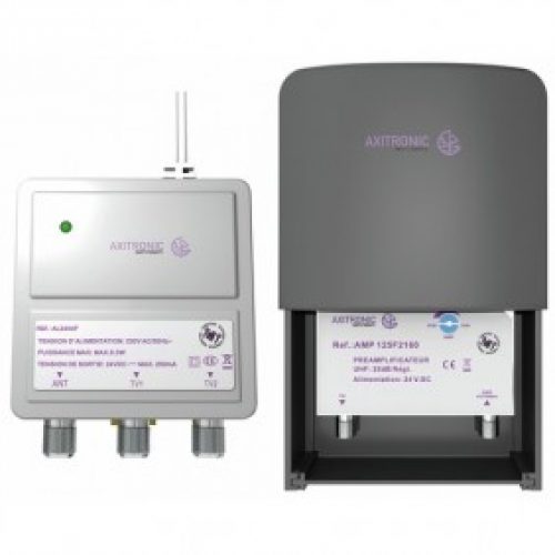 Kit pré-ampli UHF – amplificateur TNT – alimentation 24V