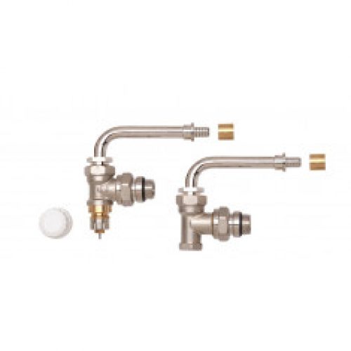 Kit raccordement radiateur 75mm equerre – PER à glissement Ø16