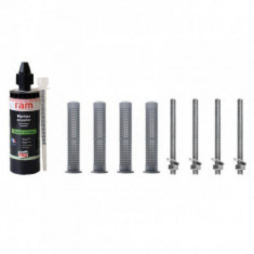 Kit scellement chimique pour brique creuse ou parpaing 10/15cm