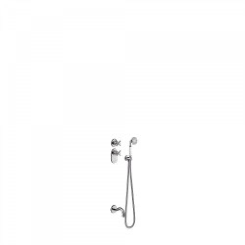 Kit thermostatique baignoire encastré avec fermeture et réglage du débit (2 voies)  – TRES 24235201