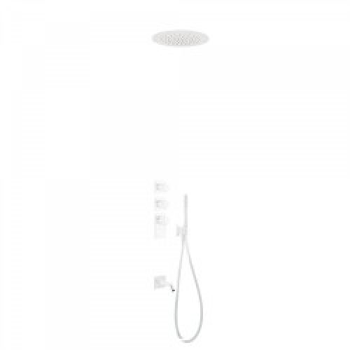 Kit thermostatique baignoire encastré BLOCK SYSTEM avec fermeture et réglage du débit (3 voies) – TRES…