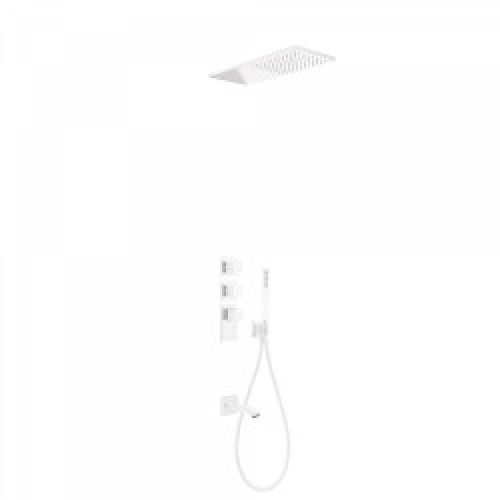 Kit thermostatique baignoire encastré BLOCK SYSTEM avec fermeture et réglage du débit (3 voies) – TRES…