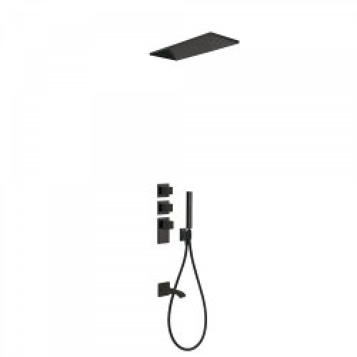 Kit thermostatique baignoire encastré BLOCK SYSTEM avec fermeture et réglage du débit (3 voies) – TRES…