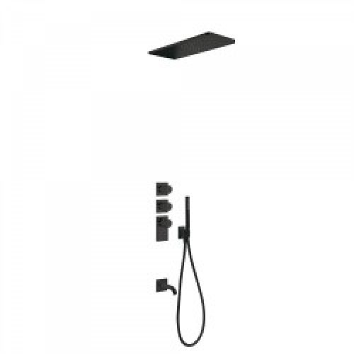 Kit thermostatique baignoire encastré BLOCK SYSTEM avec fermeture et réglage du débit (3 voies) – TRES…