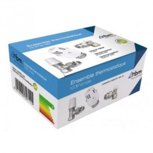 Kit thermostatique complet – corps équerre 15×21 – avec tête TL10