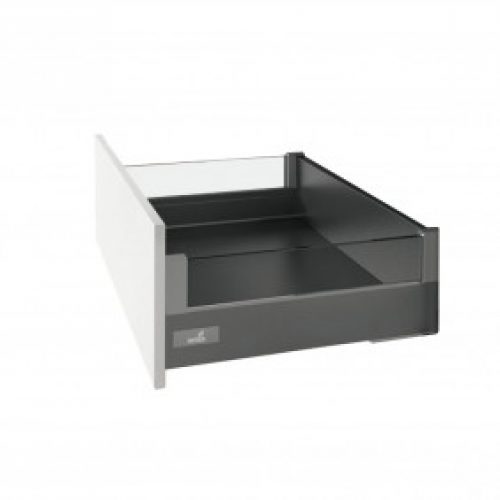 Kit tiroir DesignSide verre InnoTech Atira-H144mm-sans coulisses-anthracite