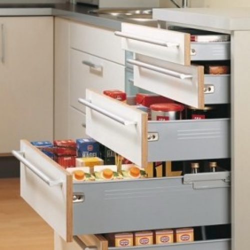 Kit tiroir Multitech-hauteur 54 mm-coulisse à galets