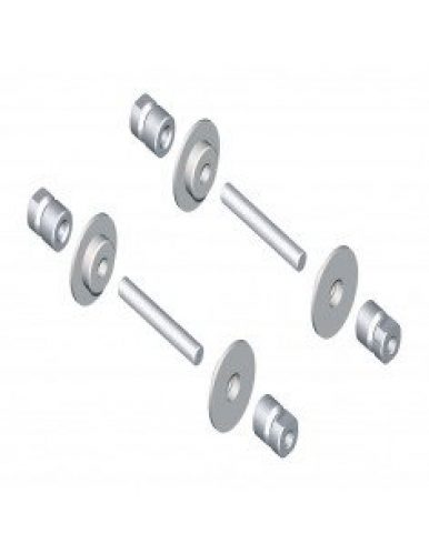 LA CROISEE DS 6979 Fixations pour poignée tubulaire double alu DIVA