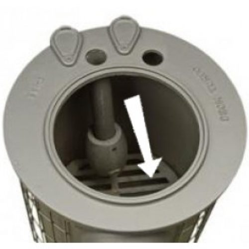 Grille fonte en 2 parties pour pôle à bois DEOM TURBO