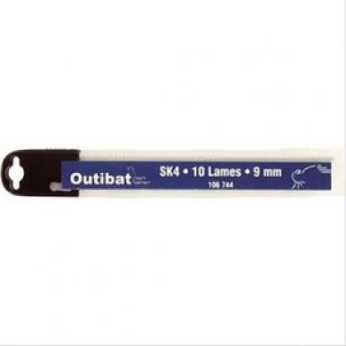 Lame autocassante pour cutter 9mm vendu par 10 Outibat