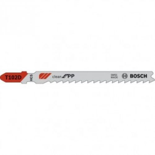 Lame de scie sauteuse HCS pour plastique et polypropylène – T 102 D