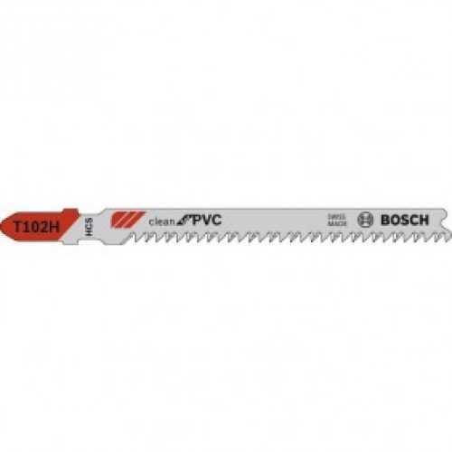 Lame de scie sauteuse HCS pour plastique et PVC- T 102 H