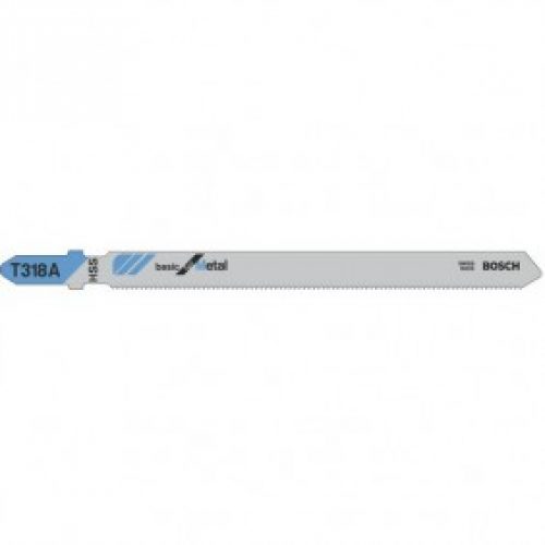 Lame de scie sauteuse HSS pour tôles et divers matériaux – T 318 A