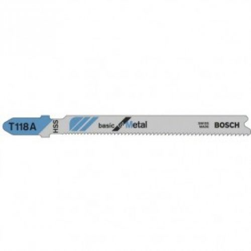 Lame de scie sauteuse HSS pour tôles – T 118 A