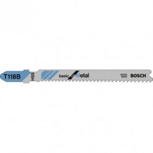 Lame de scie sauteuse HSS pour tôles – T 118 B