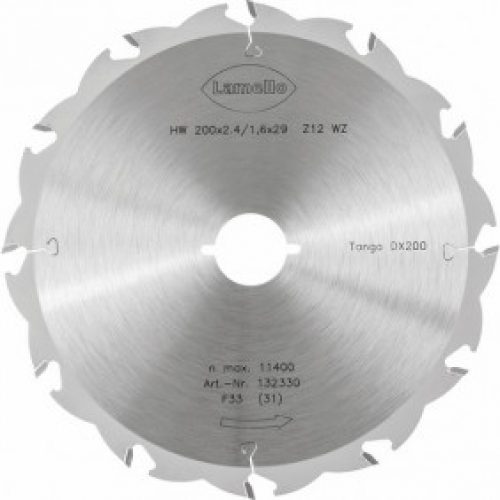 Lame pour Tanga DX 200 – Diamètre 200 mm – pour le bois