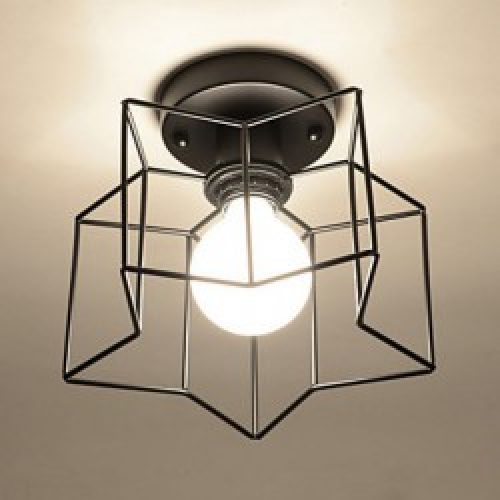 Lampe de plafond à grille