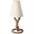 Lampe de table avec pied corde