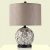 Lampe de table avec pied globe