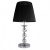 Lampe de table avec triple boules en cristal