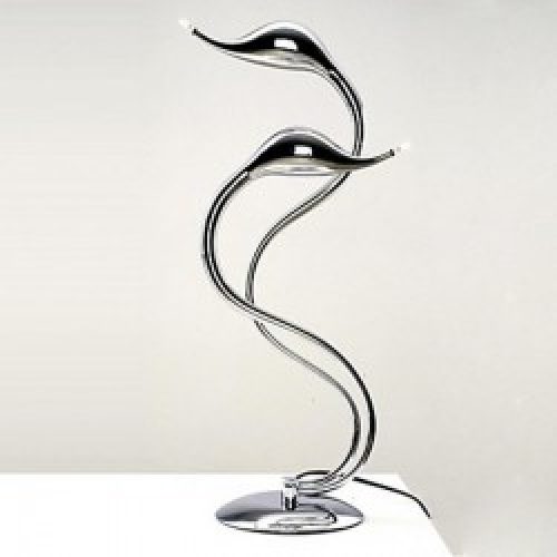 Lampe de table chromée