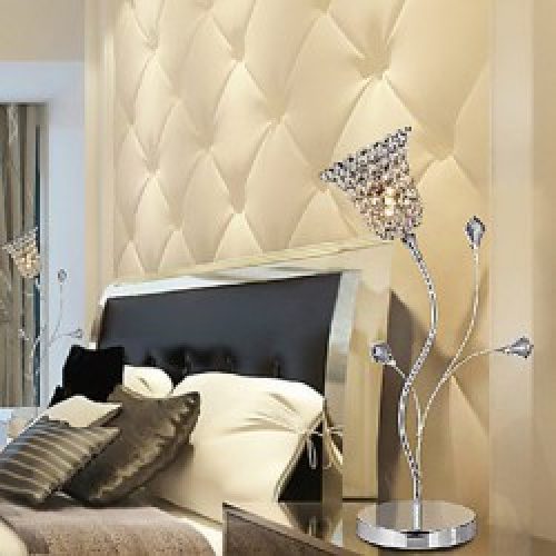 Lampe de table créative sous forme de fleur