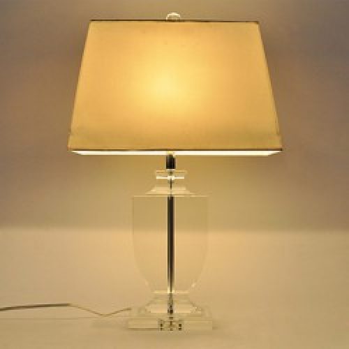Lampe de table en cristal