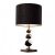 Lampe de table en cristal noir