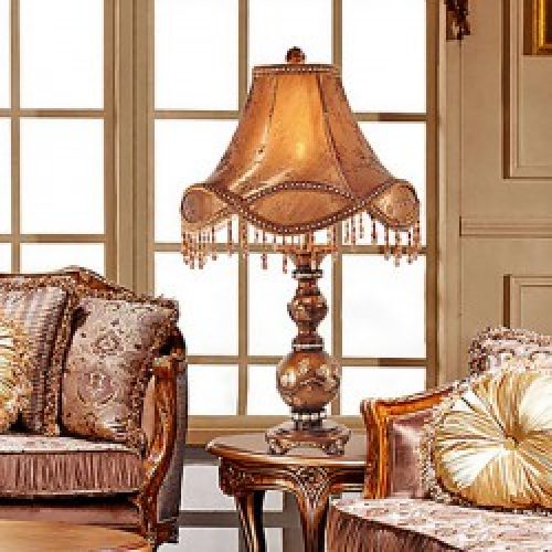 Lampe de table pastorale vintage