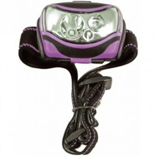 Lampe frontale – 1 LED – résistante à l’eau et aux chocs – Sports