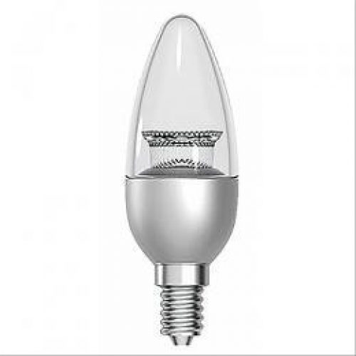 Lampe LED flamme gradable GE E14 4,5W 250 Lumen H104xØ35mm claire – GE LIGHTING